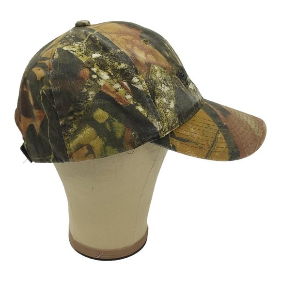 Yellawood Mossy Oak Camo Strapback Cap Trucker Baseball Hunter Hat Camouflage - Picture 9 of 12